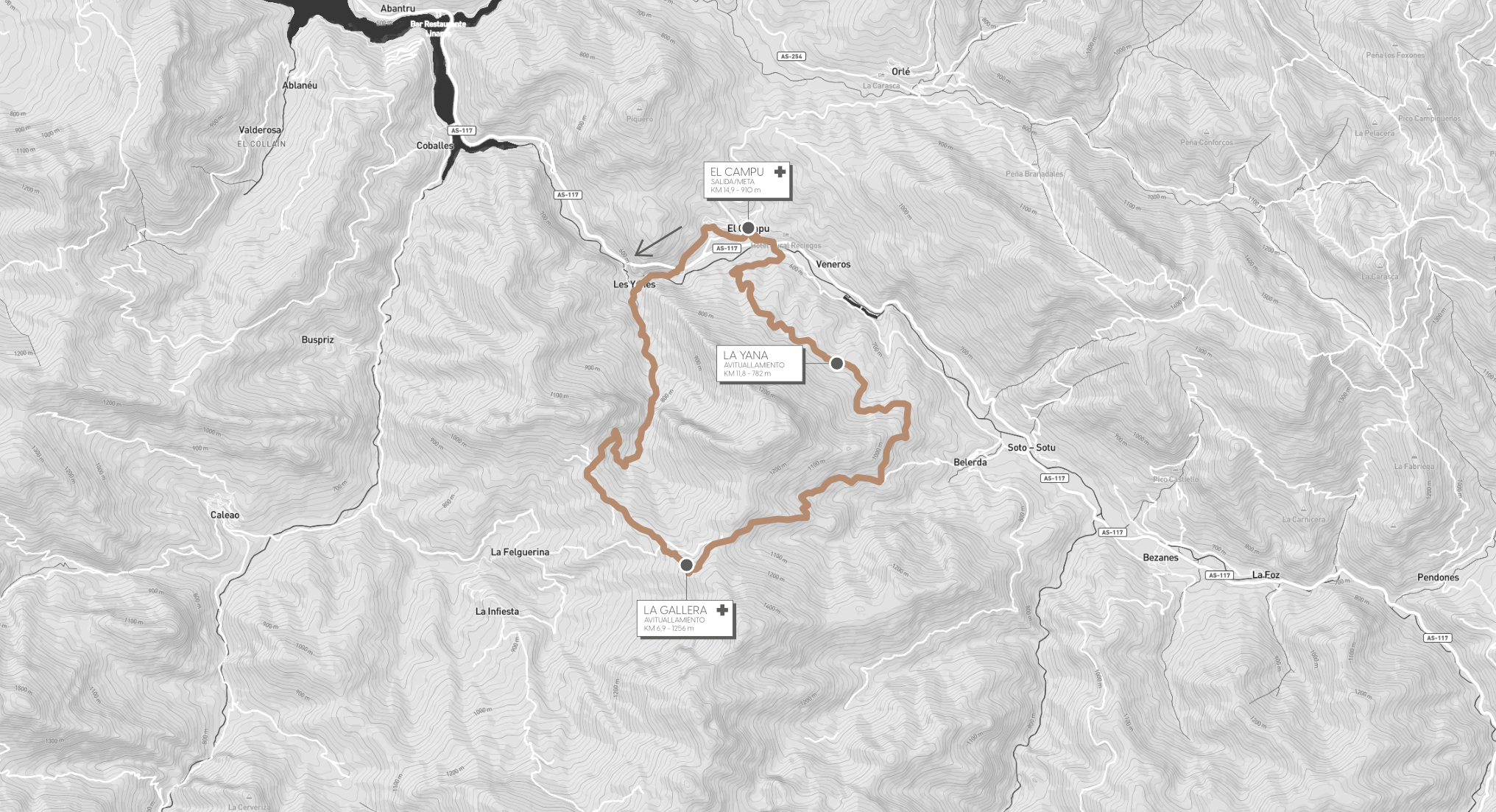 CGC Speed Trail Mapa