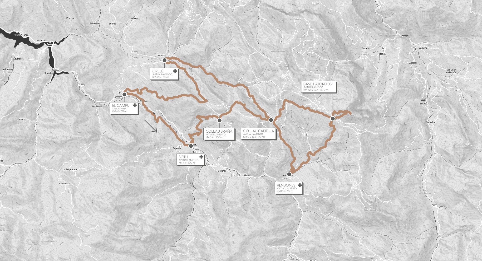 CTC Endurance Trail Mapa